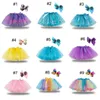 18 färger mode baby barn kjol tjejer prinsessan stjärnor glitter tutu kjol barn chiffon sequins party dance dress ballet kjolar