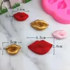 Lèvres Fondant Moule Kiss Collection Moule en silicone pour décoration de gâteau Chocolat Petite pâtisserie Sugarcraft Baby Shower Mariage enterrement de vie de jeune fille Fournitures Faveurs 1221871