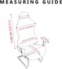 Gamer Chair Cover Stretch Spandex Office -Spiel Liegestütze Rennspiele Compu270W