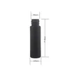 10мл Matte Black Glass Perfume Fine Spray Mist бюкса бутылки с пластиковыми Mist опрыскиватель лосьон насос Перезаправляемые пустой контейнер LX342