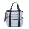 Mesh Beach Bag Grote Lichtgewicht Markt Kruidenierswinkel Picknick Beach Tote Green Blue Black Beach Toy Bags RRE12808