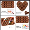 Backformen 10/15/25 Löcher 3D Kleine Liebe Herz Sile Kuchenform DIY Backen Gelee Süßigkeiten Schokolade Seife Formen Fondant Kuchen Dekorati QylsHP