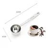 100pcs 15ml/30ml Long Handle Stainless Steel Milk Coffee Powder Scoop Measuring Spoon Measuring Kitchen Tool