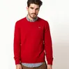 Mäns Tröjor 2021 Park O-Neck Tjock Varm Pullover Män Casual Striped Sweater Kläder Höst Vinter Knitwear Pull Homme