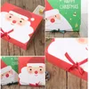 Kerst Gift Box Xmas Eve Bakken Snack Verpakking Lade Santa Design Holiday Huidige Papier Verpakkingsdozen JK2010KD