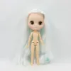 middie blyth poupée 20cm nue poupée corps commun avec la peau blanche plaque visage différent cheveux colorés et les mains comme cadeau LJ201031