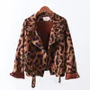 [EWQ] Leopar Baskı Ceket Kadın Sonbahar Kış Yeni Ürünler Uzun kollu Moda Trend Bayanlar All-AMTCH Palto Rafsestiz 201210