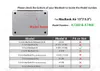 MacBook AIR用ラップトップクリスタルケース13インチ13.3インチA1466 A1369大理石のハードシェルカバー