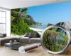 カスタム写真3Dの壁紙美しい島のリビングルームの寝室の背景の壁の装飾的な3D壁紙壁紙