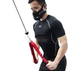 Accessoires Poignées de fitness réglables pour les câblodistributeurs Resiés de fixation Poignée d'entraînement de la sangle avec Dundefinedring Home Gym6397647