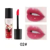 Retro elegante rosa rojo tinte de labios impermeable de larga duración multifunción brillo de labios tinte líquido lápiz labial colorete cosméticos 4699971