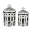 Замок Neuschwanstein Castle Свечи Свечи JAR Retro Storage Bin Ceramic Caft Home Украшение Домашнего хранения Джектор для хранения1