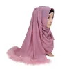 Bubble Chiffon Scarf Women Muslim Hijab Scarf Shawl Wrap Feather 10pcs/lot Beautiful Designer Popular Luxury1