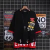 T-shirt da uomo 2023 Hip Hop Patchwork Tshirt Streetwear Uomo Cool Mezza manica Nera Camicia allentata estiva Moda Punk maschile