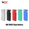 Authentic Yocan UNI Twist Box Mod 650mAh Vape Battery Portable Vaporizer VV Variable Volta Adjustable Diameter Holder Fit All 510 a47