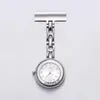 Enfermeira relógios clip-on Bolso relógio de bolso de aço inoxidável pino de lapela Brooch Top Quality Rose Gold Diamond Crystal Enfermagem relógio