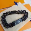 Gloednieuwe mode -sieraden roestvrijstalen armbanden armbanden Pulseiras armbanden voor man en vrouwen met geschenkdoos 5 kleuren