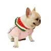 ملابس الكلب قميص صغير القطن فرنسي البلدغ الصيفي معطف تشيهواهوا زي الكلاب Pug Pet Clothing T200710263A