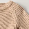 Maglione pagliaccetto lavorato a maglia primavera inverno tuta neonato manica lunga neonata pagliaccetto lana neonato vestiti capispalla 2011277946014
