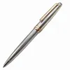YAMALANG Top Grade 163 ag925 pen Meister Silver lines metal Ballpoint Roller ball pens stationary supplies A+