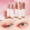 Novo Veludo Tweed Eye Shadow Stick Para Sombra De Olho Preguiçoso Sombra Eye Sombra 6 Diferentes Cores Gradiente de Veludo Cor Sombra Vara DHL