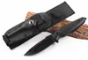 Promotie Outdoor Survival Rechte mes D2 Zwart titanium gecoate druppelpunt mes Volledige tang G10 handgreep vaste messen messen met kydex