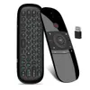 Double-Sided Air Fly Mouse USB Remote For Android TV BOX PC Wechip W1 Infrared Sensing Body Sense Mini 2.4G Wireless Keyboard