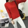 Neploe Women o Neck Pullover Sweater Autumn Winter Korean Solid Basic Sticked tröja Kvinna Fashion Wild Knitwear66205 201221