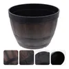 プランター鍋1個の創造的なレトロなバケツの植木鉢のための植木鉢（コーヒー）