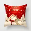 Dekoracje świąteczne Poszewka Santa Snowman Christmas Pillowcase Dom wakacyjny Dekoracja Poduszka Poduszka Pokrywa 23 Styl może wybrać XD24035