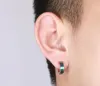 Boucles d'oreilles punk pour hommes Boucles d'oreilles non allergiques pour hommes Boucles d'oreilles en acier au titane non percées GD795