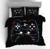 2/3 pièces 3d numérique Gamer impression ensemble de literie 1 housse de couette + 1/2 taies d'oreiller US/EU/AU taille Twin Double Full Queen King 201021 201021