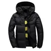 Aksr Mäns Vinter Down Jacket Coat White Duck Down Jackor med huva Tjock termisk Varm Outwear Puffy Jacket Doudoune Homme 201225