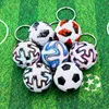 Portachiavi in pelle PU da uomo, souvenir da calcio sportivo 3D, portachiavi con ciondolo per tifosi di calcio, regalo chiave da calcio sportivo 3D