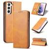 Magnetic Flip PU Leather Cases For Samsung Galaxy S21 S20 S10 S9 Ultra Plus Note 20 10 A72 A52 A32 A10S A20S Luxury Card Slot Bracket Cover