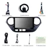 9 inch Android Car Video GPS Navigation System HD Touch Screen Radio for 2013-2016 Hyundai I10 Right Peptide Support OBD2 Bluetooth