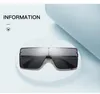 أعلى نظارات شمسية مربعة كبيرة الحجم نساء الأزياء Retro التدرج Sun Glasses 2021 Men Blue Big Frame Vintage Eyewear UV400751796