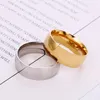Titanium Steel Ring Lovers Simple Stainless Steel Jewelry 5mm 6mm 8mm Mix 5 To 12 100Pcs/Lot