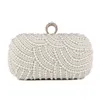 Sacs de soirée perles femmes jour pochette perle diamants bague sacs de soirée arrivée sacs à main sac à main Style Vintage 220314