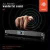 Smalody Soundbar USB 구동 스피커 홈 시어터 5W 스테레오 서브 우퍼 W / 마이크 헤드폰 잭 지원 라인 음악 재생