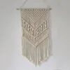 Nordique tissé à la main en macramé tenture murale américaine tapisserie salon Boho décor couverture modèle doux lit superposé1