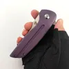 Versão limitada de personalização Hokkaido faca dobrável TC4 titanium alça alta dureza cetim m390 facas flipper táticas de caça táticas pocket edc