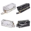 Mode Vrouwen Meisjes Marmeren Rits Tassel Portemonnee Reizen Make Cosmetische Tas Lady Toiletpotlood Case Briefpapier Organisator Nieuw