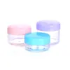 Plastic Wax Containers Box Empty 10g 15g 20g Travel Small Jar Case Cosmetic Pot With Lid Face Cream Lip Balm Container Jars GGE1718