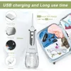 USB -uppladdningsbar elektrisk oral irrigator tandrensare bärbar tandvattenstråle flossare tänder rengöring verktygssats 220623