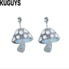 New fashion jewelry flash Mushroom earrings are a gift of Fashion accessories for women with acrylic food drop earrings55494318037854