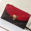 Women shoulder bag new fashion real oxidizing leather crossbody bags chain tote casual large volume black red color vintage purse 284E