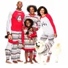 Family Christmas Pyjama Matching Outfits Moeder Vader Kinderkleding Sets Xmas Snowman PrintedPajama's Nachtkleding Nighty YHM29-YFA