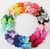 Hot Sale 4"baby hair bow With Clip Bowknot hairpin Hair accessories girl hair bows wholesale 20pcs