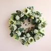 Decorative Flowers & Wreaths Flone European Artificial Peony Silk Flower Simulation Door Ornaments Garland Wedding Home Party Decor